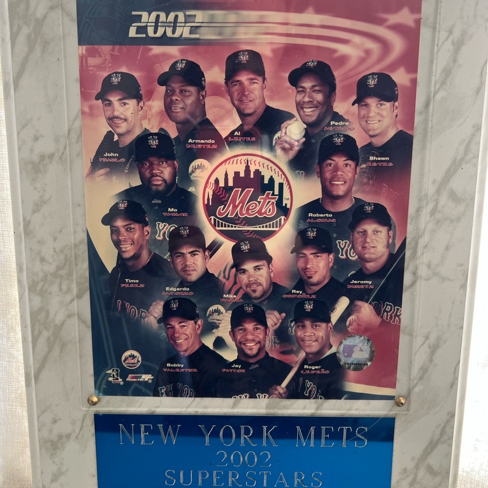 New York Mets 2002 Superstars Poster - Team Roster